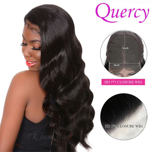 Ocean Quercy™ HD 5*5 lace closure wig 180% body wave