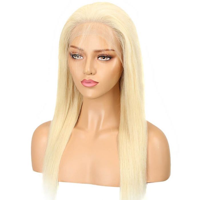 Ocean Quercy™ Blonde #613 lace front wig straight 180% density
