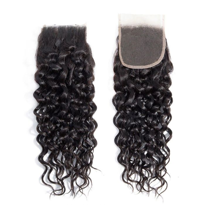 Ocean Quercy™ 9A lace closure 4*4inch water wave