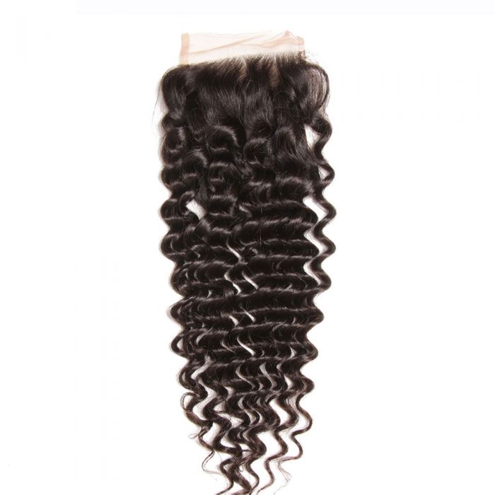Ocean Quercy™ 9A lace closure 4*4inch deep wave