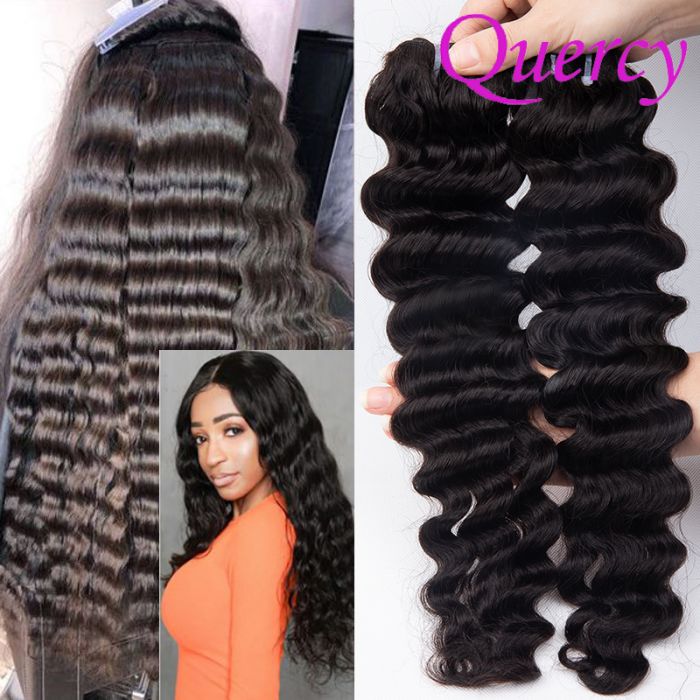 Ocean Quercy™ 10A 1pc hair bundle deep wave