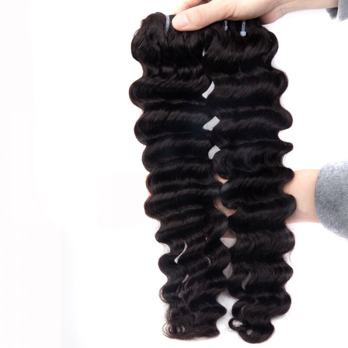 Ocean Quercy™ 10A 1pc hair bundle deep wave