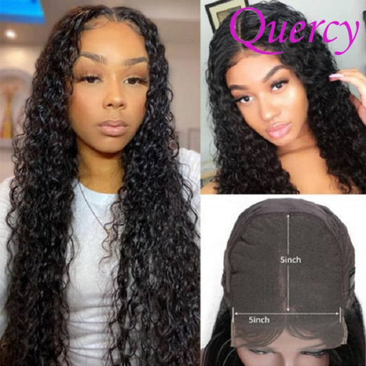 Ocean Quercy™ HD 5*5 lace closure wig 180% water wave